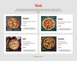 Pizza In Linea - Pagina Di Destinazione Multiuso Creativa
