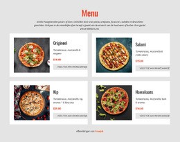 Pizza Online - Gratis Sjabloon