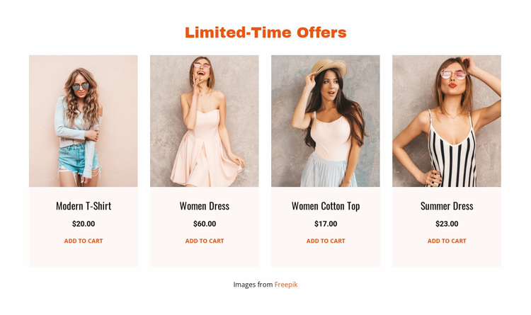 WOMEN'S LIMITED-TIME OFFERS