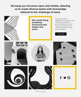 We Create Living Spaces Flexbox Template