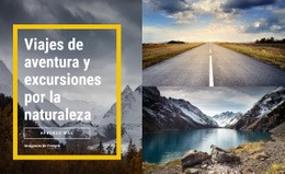 Mejor Diseño De Página De Destino Para Tours Por La Naturaleza