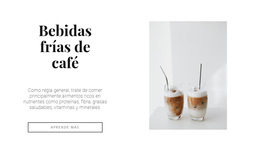 Bebidas Frías De Café - Tema De WordPress