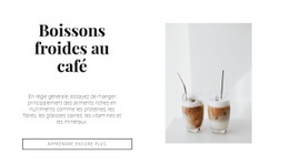 Boissons Froides Au Café – Meilleure Conception De Site Web