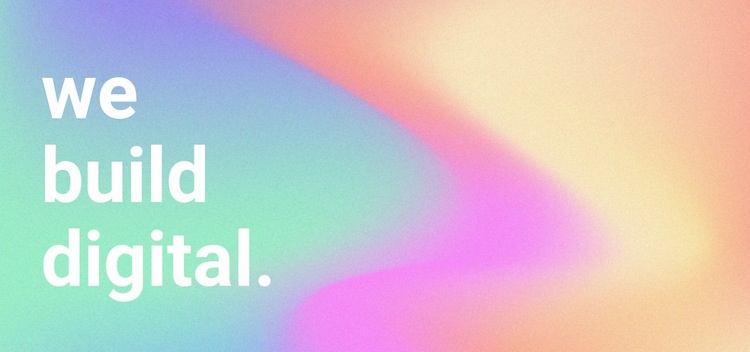 Rainbow background Homepage Design