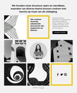 Wij Creëren Woonruimtes Flexbox-Sjabloon