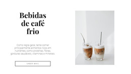 Bebidas De Café Frio - Tema Do Site Pronto