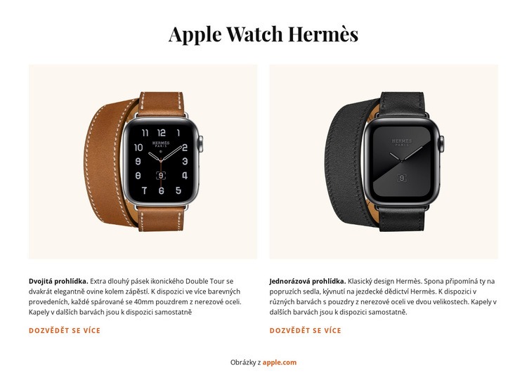 Apple Watch Hermes Šablona HTML