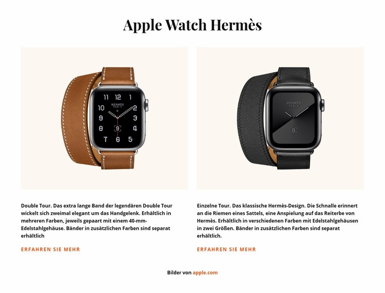Apple Watch Hermes Vorlage