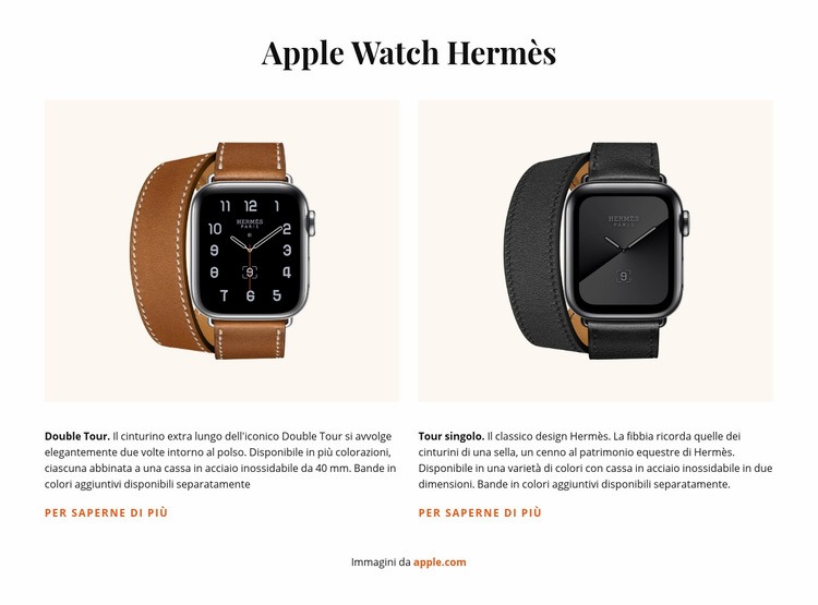 Apple Watch Hermes Modello HTML5