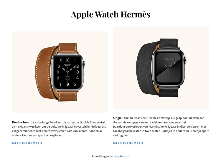 Apple Watch Hermes WordPress-thema