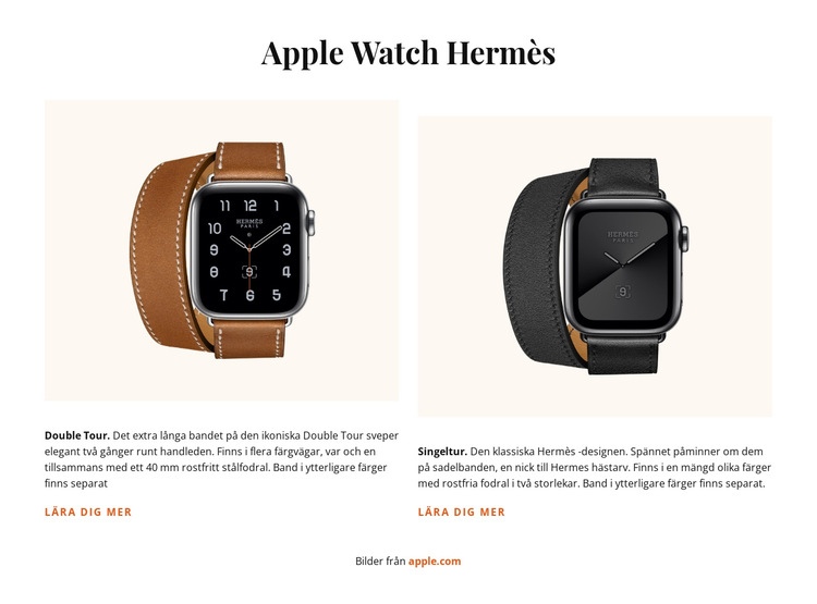 Apple Watch Hermes Webbplats mall
