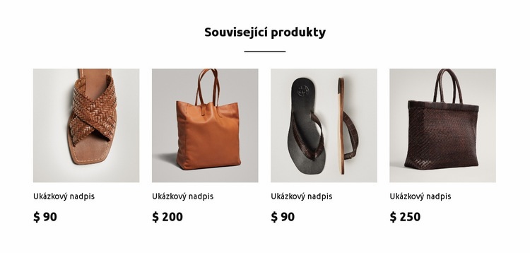 Nová kolekce Šablona CSS