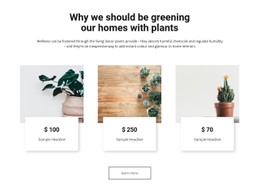 Greening Our Homes Basic Html Template With CSS