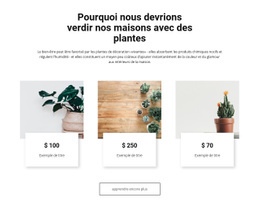 Page De Destination Du Site Web Pour Écologiser Nos Maisons