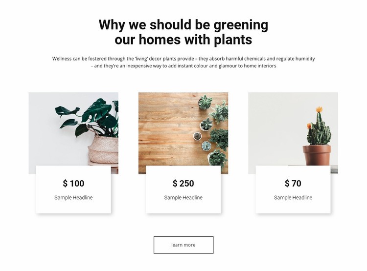 Greening our homes Html Code Example