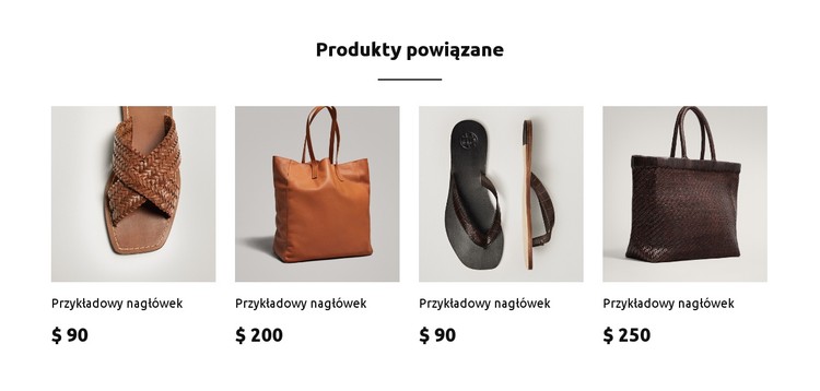 Nowa kolekcja Szablon CSS