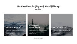 Hory Mě Inspirují – Šablona Stránky HTML