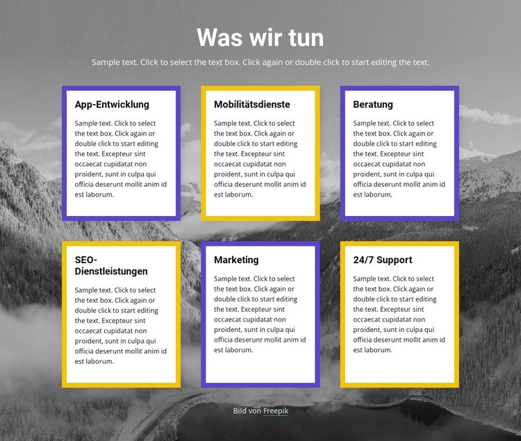 Technologieunternehmen HTML Website Builder