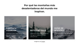 Diseño Web Para Las Montañas Me Inspiran