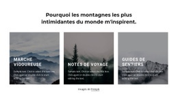 Créateur De Site Web Exclusif Pour Les Montagnes M'Inspirent