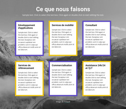 Entreprise Technologique Modèle De Page De Destination