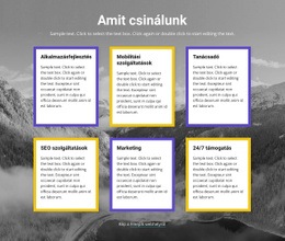 Technológiai Cég - Ingyenes HTML-Sablon