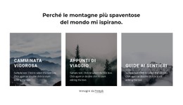 CSS Gratuito Per Le Montagne Mi Ispirano