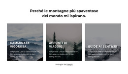 Le Montagne Mi Ispirano - Download Del Modello HTML