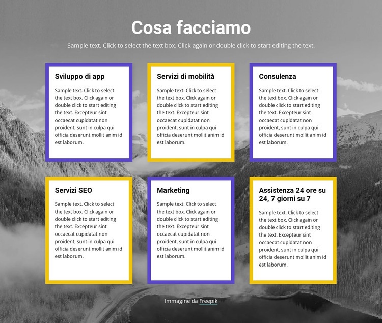 Società di tecnologia Modello HTML5