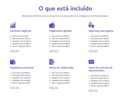 O Que Está Incluído - Funcionalidade Construtor De Sites