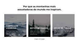 Montanhas Me Inspiram - HTML Builder