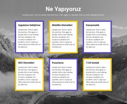 Teknoloji Şirketi - Bir Sayfalık Önyükleme Şablonu