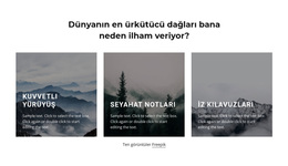 Dağlar Bana Ilham Veriyor - Nihai WordPress Teması