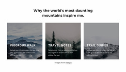 Customizable Professional Tools For Mountains Inspire Me