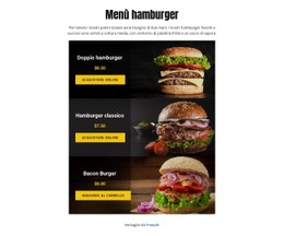 Menu hamburger Modelli CSS
