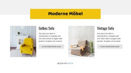 Moderne Möbel - Vorlage Für Eine Seite