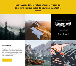 Page HTML Pour Vacances Extraordinaires