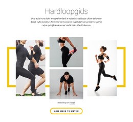 Hardloopgids - HTML Website Builder