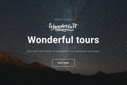 Úžasné Výlety - Website Creation HTML