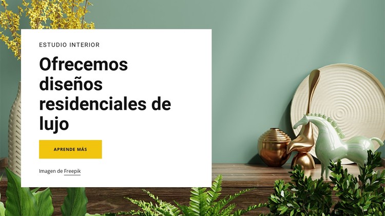 Ofrecemos diseños de lujo Plantilla CSS