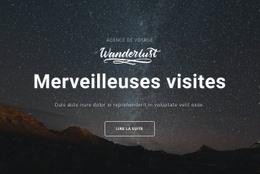 Merveilleuses Visites - Website Creation HTML