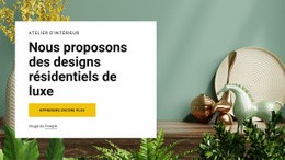 Nous Proposons Des Designs De Luxe – Créez De Superbes Modèles