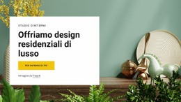 Offriamo Design Di Lusso - Pagina Di Destinazione Gratuita, Modello HTML5