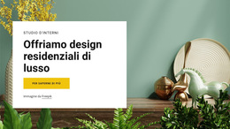 Funzionalità Di Layout Per Offriamo Design Di Lusso