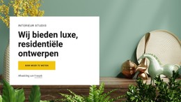 Wij Bieden Luxe Ontwerpen Website Met Één Pagina
