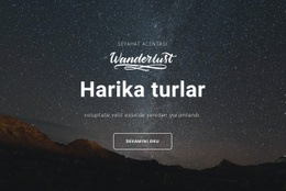 Harika Turlar - Website Creation HTML