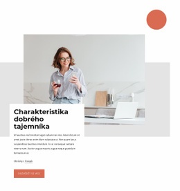 Vstup HTML Pro Vlastnosti Dobré Sekretářky