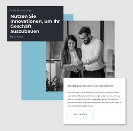 Website-Design Für Verbessertes Kundenerlebnis