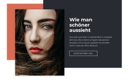 Responsive Webvorlage Für Wie Sieht Man Schöner Aus