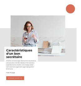 Caractéristiques D'Une Bonne Secrétaire - Créateur De Sites Web Pour N'Importe Quel Appareil